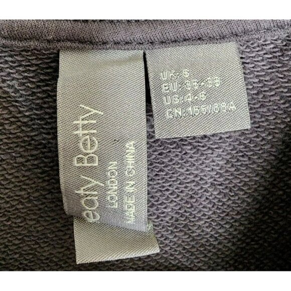 Sweaty Betty One and Done Sweatshirt Sweat Dress Size US 4-6 Gray - Picture 3 of 5